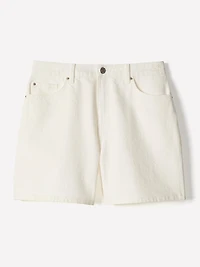 High-Rise Denim Shorts