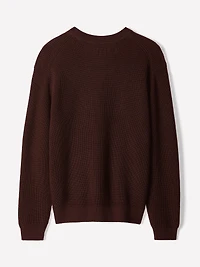 Cashmere-Blend Long-Sleeve V-Neck Sweater