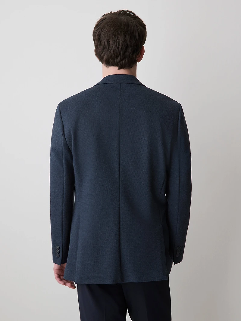 Veston en Tricot à Coupe Étroite