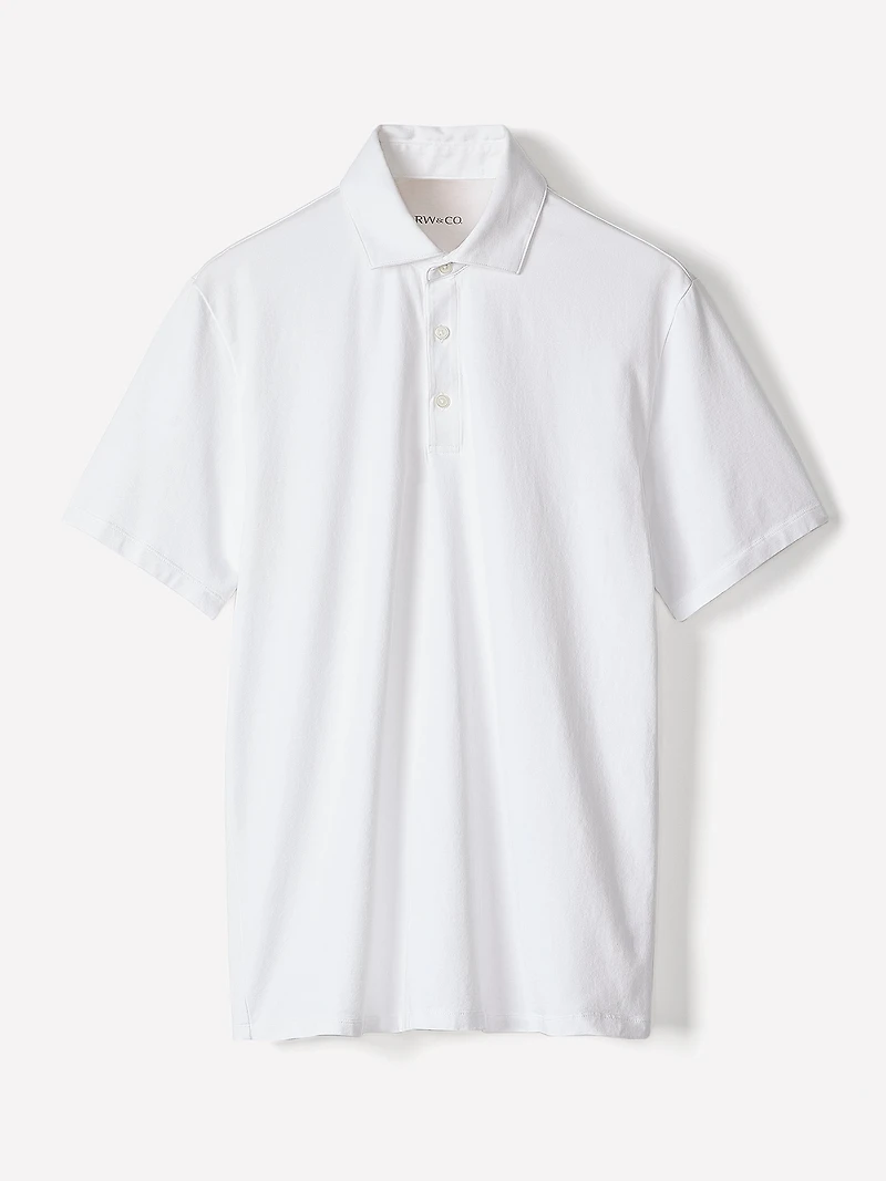 Short-Sleeve Supima (R) Cotton Jersey Polo