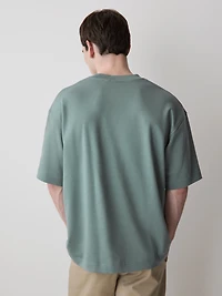 Oversized Short-Sleeve Crew-Neck Tee