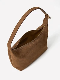 Small Eco-Suede Hobo Bag