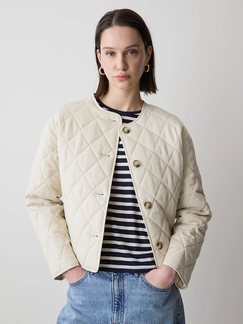 Boxy Quilted Jacket