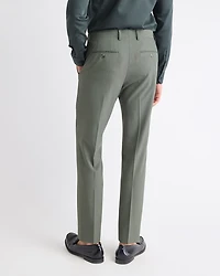 Slim-Fit Green Suit Pant