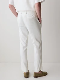 Tailored-Fit Linen Suit Pant