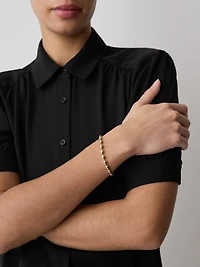 Golden Beaded Bracelet