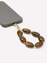 Breloque de sac et dragonne pour téléphone en billes