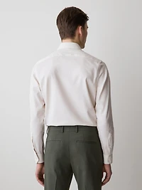 Chemise Habillée à Coupe Ajustée en Dobby