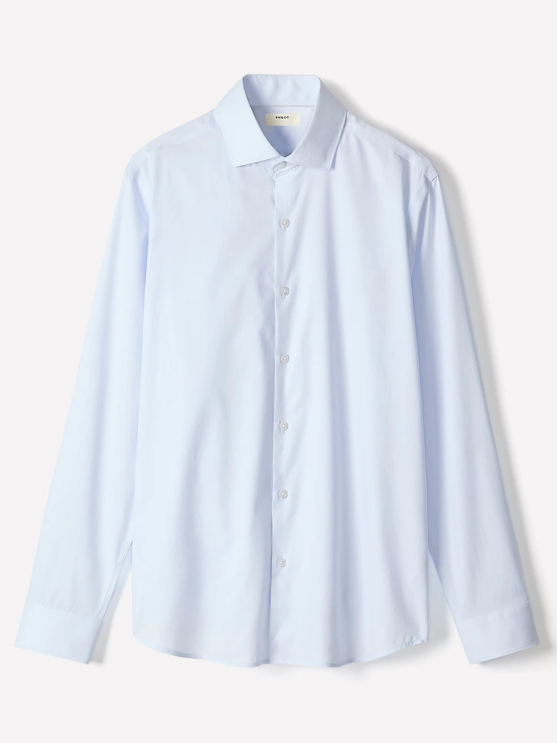 Chemise Habillée à Chevrons Coupe Régulière