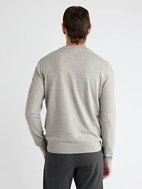 Long-Sleeve Crew-Neck Sweater