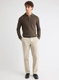 Pull Polo à Manches Longues