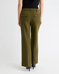 Mid-Rise Wide-Leg Heavy Twill Pant