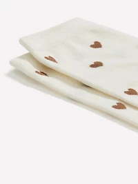 Bas Mi-Mollet avec Petits Coeurs