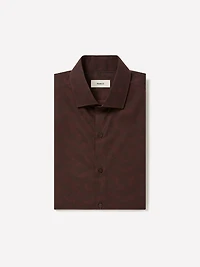 Tailored-Fit Denim-Like Dress Shirt
