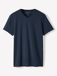T-shirt à Encolure V en Coton Supima (R)