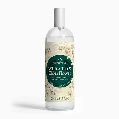 Brume parfumée au thé blanc et à la fleur de sureau