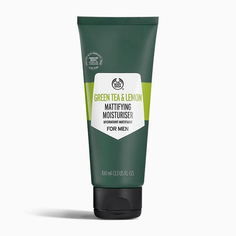 Green Tea And Lemon Mattifying Moisturiser For Men