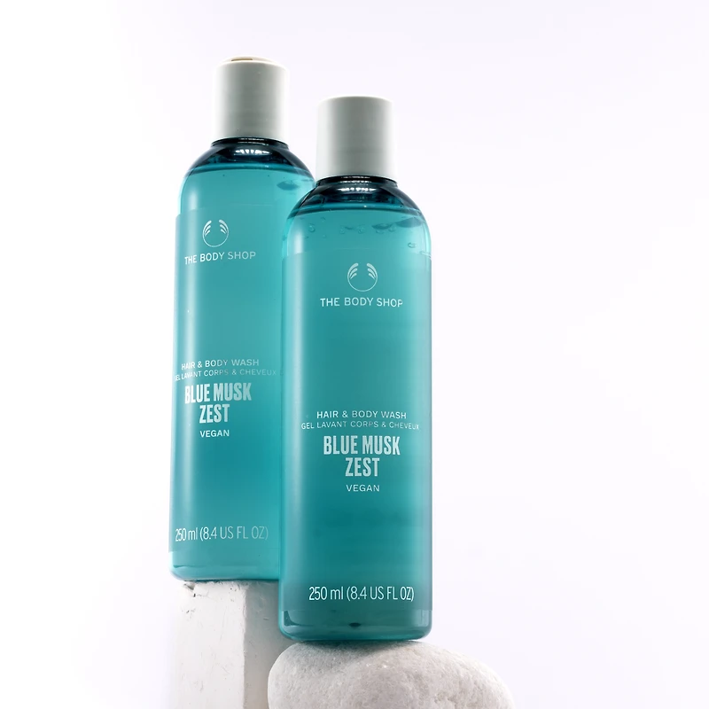 Blue Musk Zest Hair And Body Wash
