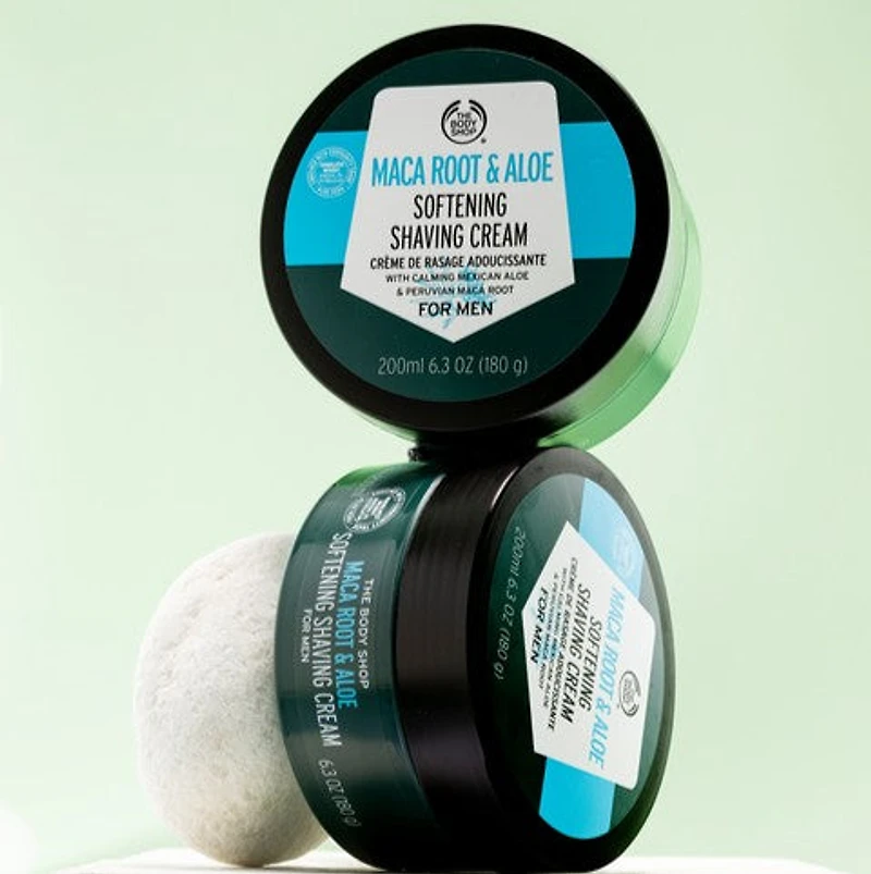 Maca Root & Aloe Softening Shaving Cream For Men