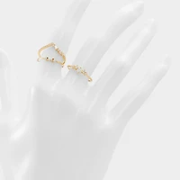 ALDO Graenia Gold/clear Multi,