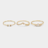 ALDO Graenia Gold/clear Multi,