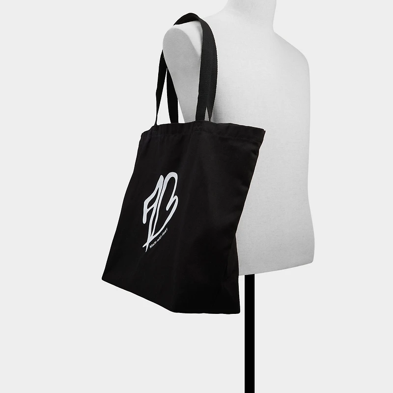 ALDO Made With Heart Tote in Black/white