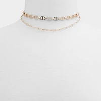 ALDO Radiannce x in Gold/clear Multi