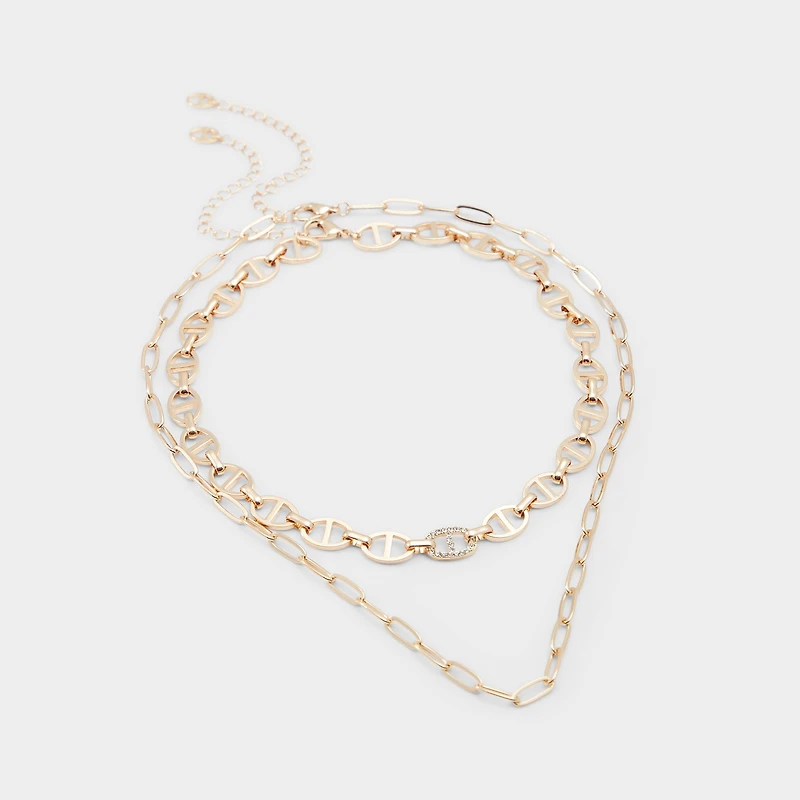 ALDO Radiannce x in Gold/clear Multi