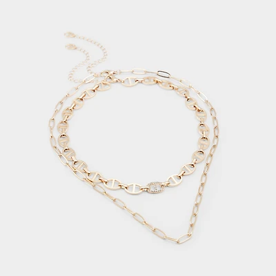 ALDO Radiannce x in Gold/clear Multi