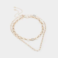 ALDO Radiannce x in Gold/clear Multi