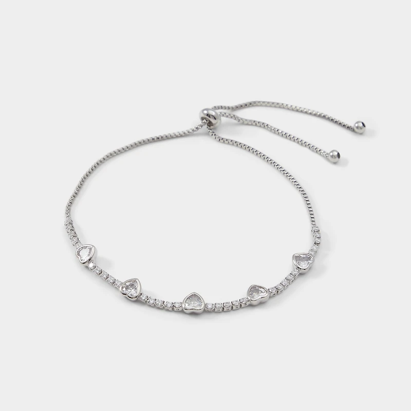 ALDO Heartlink in Silver/clear Multi
