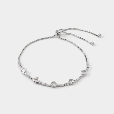 ALDO Heartlink in Silver/clear Multi