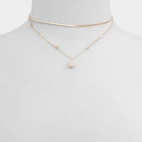 ALDO Teardrop in Gold/clear Multi
