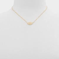ALDO Eyenecklace in Gold/clear Multi