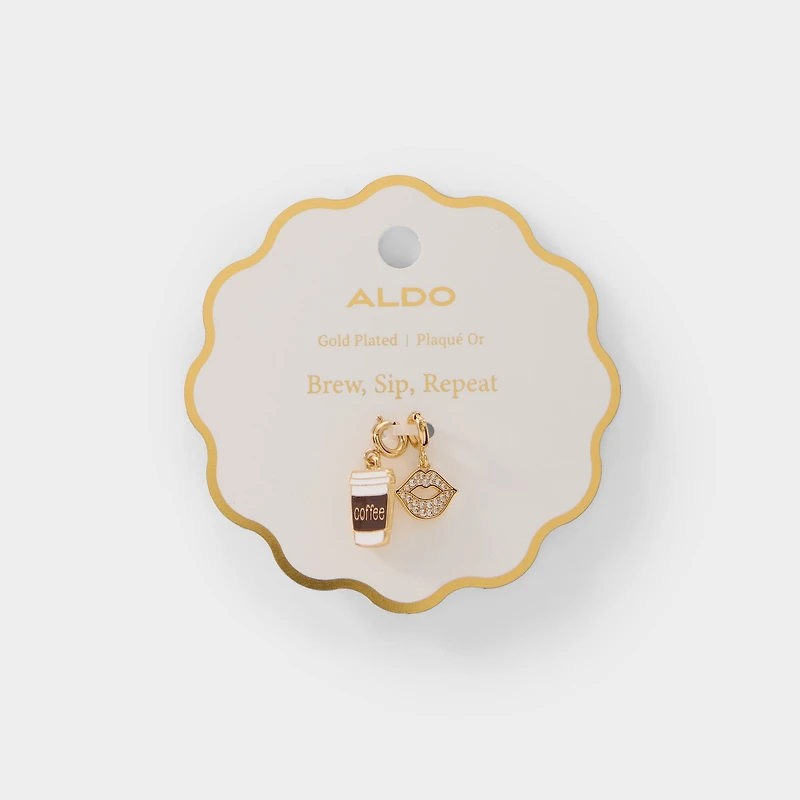 ALDO Coffelover in Gold/clear Multi