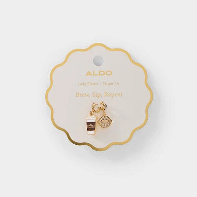 ALDO Coffelover in Gold/clear Multi
