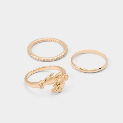 ALDO Embrace Gold/clear Multi,