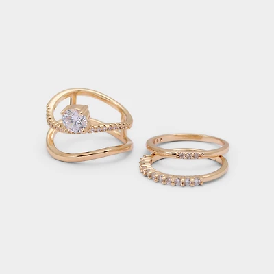 ALDO Estelina Gold/clear Multi,