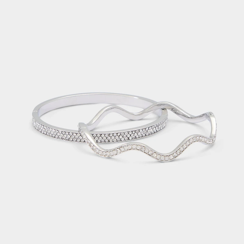 ALDO Wavelie in Silver/clear Multi