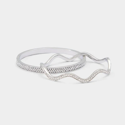 ALDO Wavelie in Silver/clear Multi