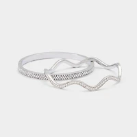 ALDO Wavelie in Silver/clear Multi