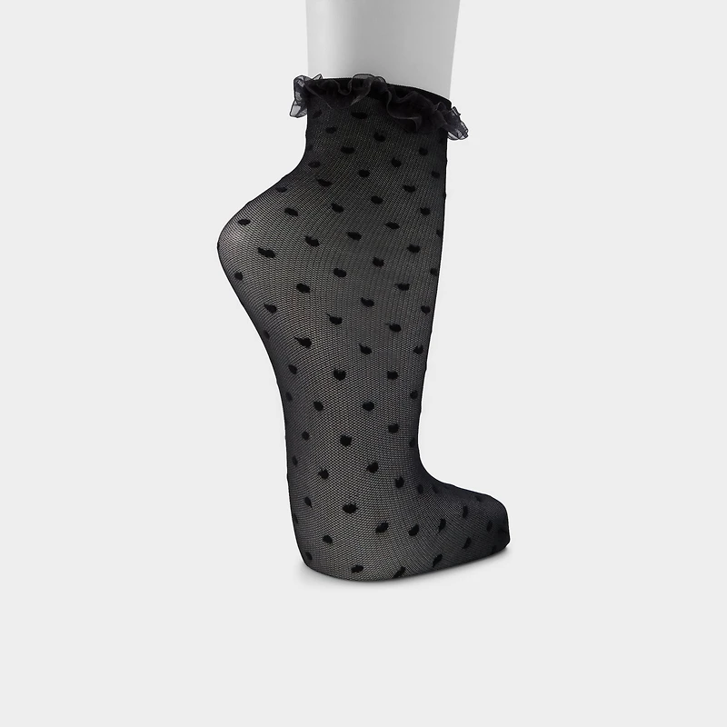 ALDO Polkafrill in Black/white