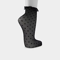 ALDO Polkafrill in Black/white