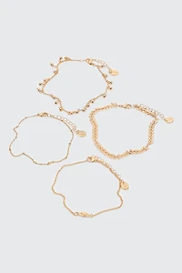 4 Anklet Set