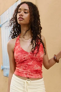 Camisole licou en maille ajustée