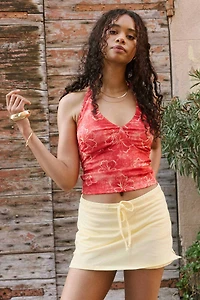 Jupe-short en jersey de coton