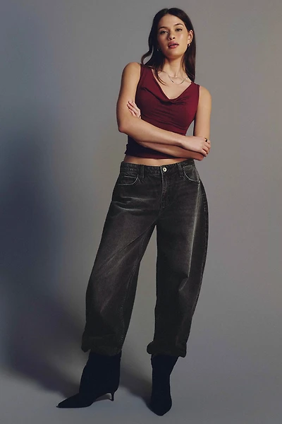Jeans ample et taille mi-haute coupe Muse