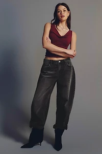 Jeans ample et taille mi-haute coupe Muse