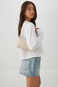 Textured Shoulder Bag