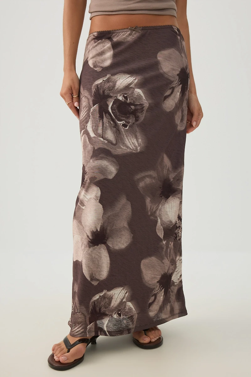 Mesh Maxi Skirt